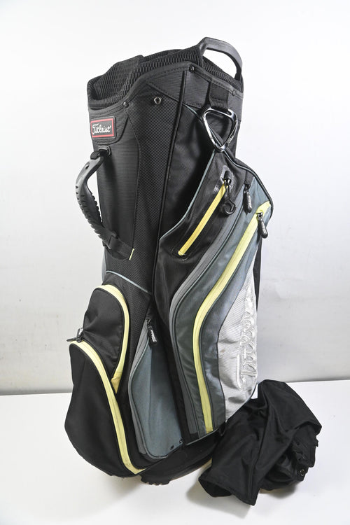 Titleist Cart Bag / 14-Way Divider / Black, Grey, Yellow