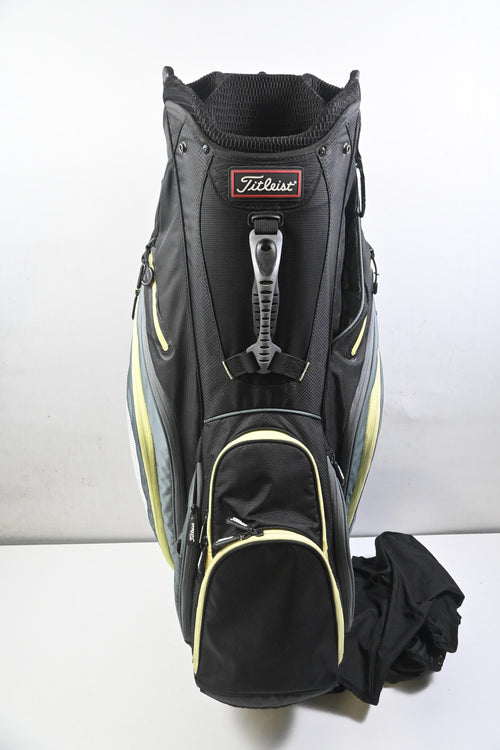 Titleist Cart Bag / 14-Way Divider / Black, Grey, Yellow