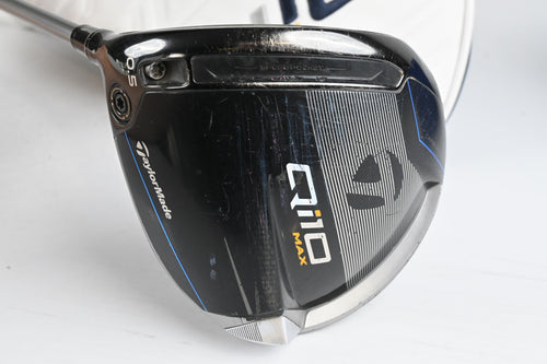 Left Hand Taylormade Qi10 Max Driver / 10.5 Degree / Regular Flex Speeder NX TCS