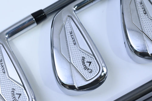 Callaway Elyte Irons / 5-PW+AW / Regular Flex Denali Charcoal 65 Shafts