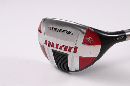 Benross Quad Speed #4 Hybrid / 23 Degree / Regular Flex Aldila HotCore Shaft