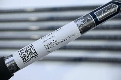 Callaway Elyte Irons / 5-PW+AW / Regular Flex Denali Charcoal 65 Shafts