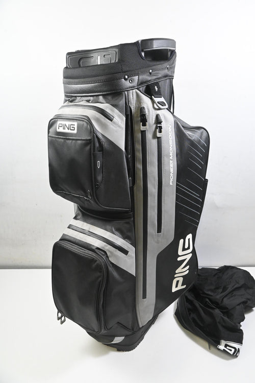 Ping Pioneer Monsoon Cart Bag / 15-Way Divider / Black, Grey