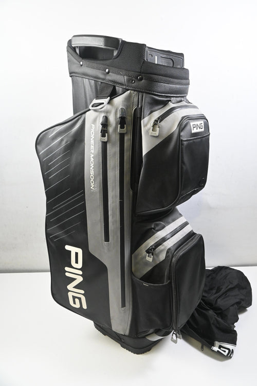 Ping Pioneer Monsoon Cart Bag / 15-Way Divider / Black, Grey