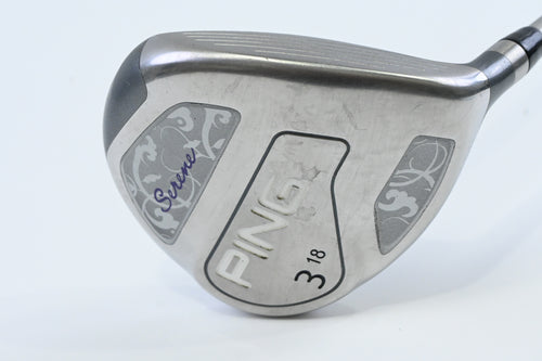 Ladies Ping Serene #3 Wood / 18 Degree / Ladies Flex Ping ULT 210 Shaft