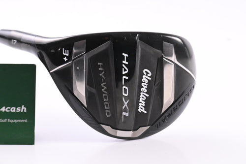 Left Hand Cleveland Halo XL Hy-Wood #3 Hybrid / 17 Degree / Stiff Flex Ascent 40