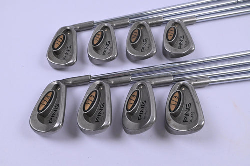 Ping i3 Irons / 4-PW+GW / White Dot / Stiff Flex Ping Cushin JZ Shafts