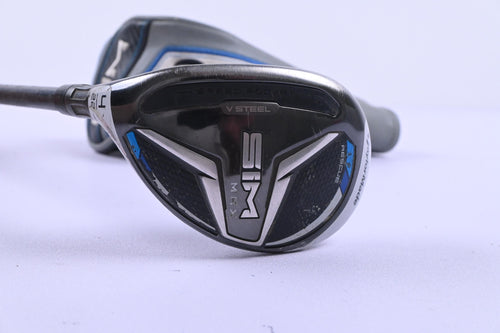 Left Hand Taylormade SIM Max #4 Hybrid / 22 Degree / Stiff Flex Speeder 869 Evolution