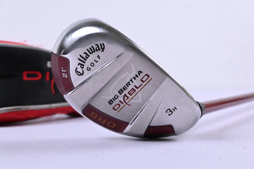 Callaway Big Bertha Diablo #3 Hybrid / 21 Degree / Stiff Flex Callaway 60 Shaft