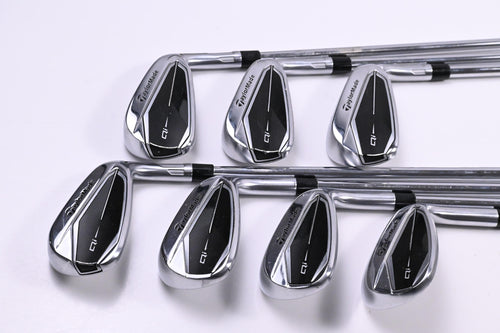 Taylormade Qi Irons / 5-PW+SW / Stiff Flex KBS MAX MT 85 Shafts