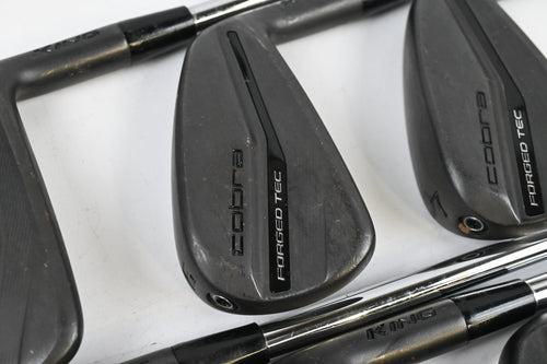 Cobra King Forged Tec 2023 Black Irons / 5-PW / Stiff Flex KBS $-Taper Lite