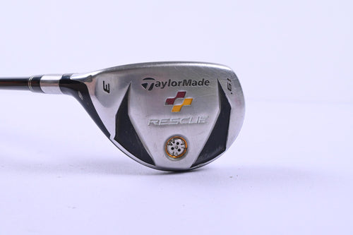 Left Hand Taylormade Rescue 2009 #3 Hybrid / 19 Degree / Stiff Flex Aldila REAX