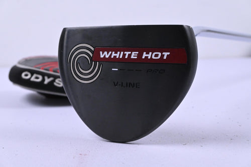 Odyssey White Hot Pro Black V-Line Putter / 34 Inch