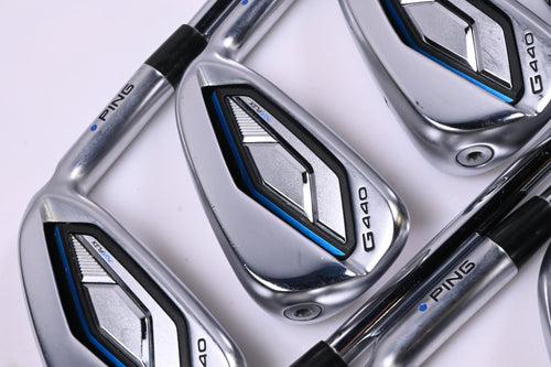 Ping G440 Irons / 5-PW+GW+52°+56° / Blue Dot / Regular Flex Ping AWT 3.0