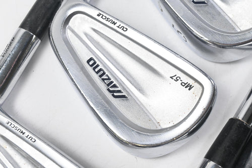 Mizuno MP-57 Irons / 3-PW / Stiff Flex Dynamic Gold S200 Shafts