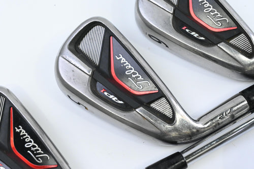 Left Hand Titleist 712 AP1 Irons / 4-PW / Regular Flex NS Pro 105T Shafts