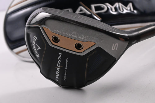 Callaway Paradym #5 Wood / 18 Degree / Stiff Flex HZRDUS Silver 60 Shaft