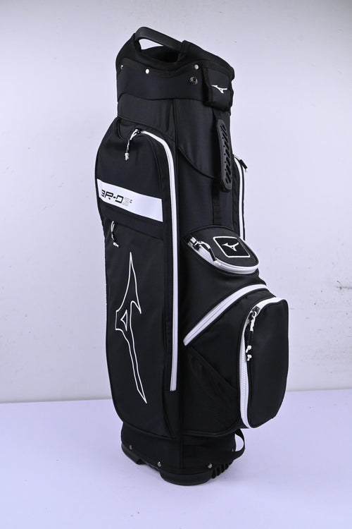 Mizuno BR-D 3C Cart Bag / 7-Way Divider / Black & White