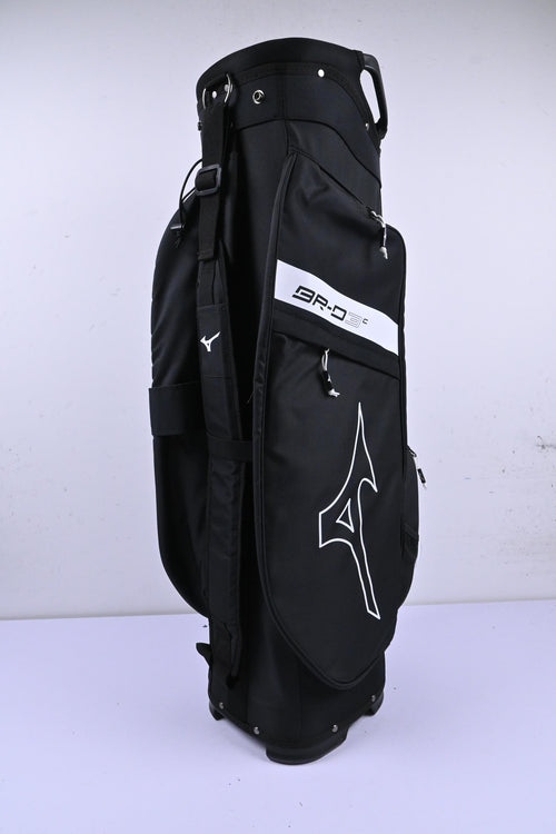 Mizuno BR-D 3C Cart Bag / 7-Way Divider / Black & White