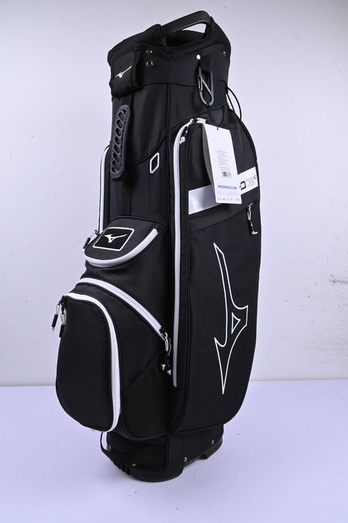 Mizuno BR-D 3C Cart Bag / 7-Way Divider / Black & White