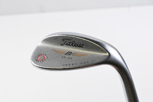 Titleist Vokey Spin Milled 2009 Lob Wedge / 58 Degree / Wedge Flex Vokey Design
