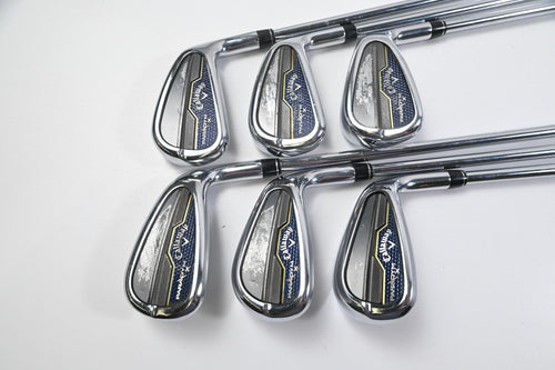 Callaway Paradym X Irons / 6-PW+GW / Stiff Flex Rifle Tour Flighted Shaft