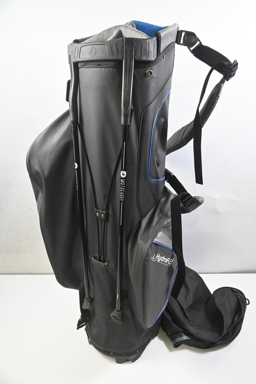 Motocaddy Hydro Flex Stand Bag / 5-Way Divider / Black, Grey & Blue
