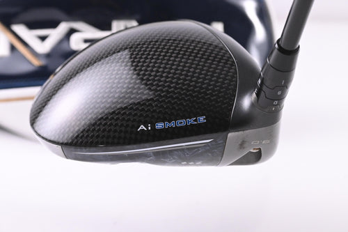 Left Hand Callaway Paradym Ai Smoke TD Driver / 9 Degree / Stiff Flex Ventus