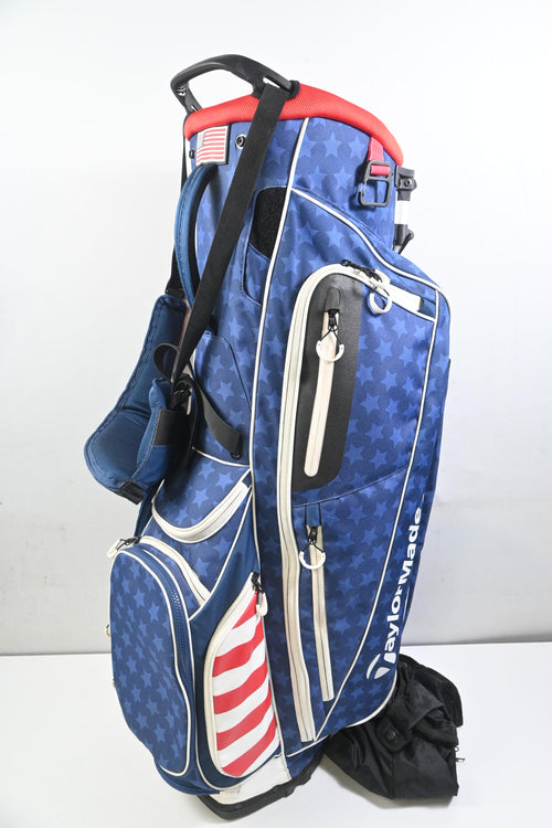Taylormade Flextech Stand Bag / 5-Way Divider / Blue, White & Red