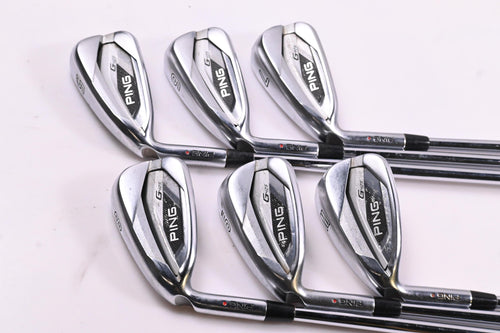 Left Hand Ping G425 Irons / 5-PW / Red Dot / Regular Flex Dynamic Gold 105 R300