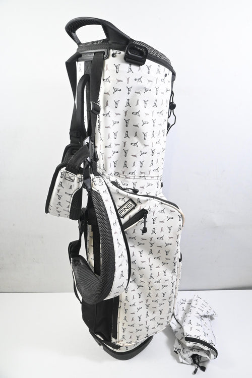 Ping Moonlander Stand Bag / 4-Way Divider / White, Black