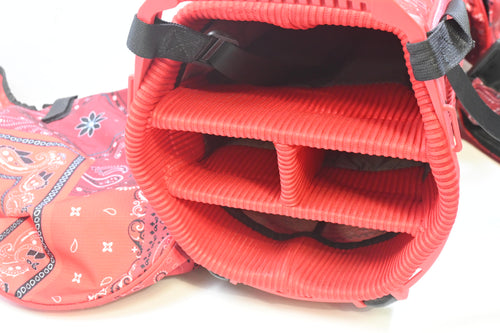 G/Fore Bandana Stand Bag / 4-Way Divider / Red