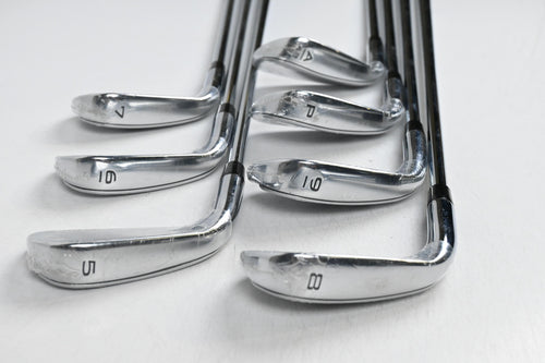 Callaway Rogue ST Pro Irons / 5-PW+GW / Stiff Flex Rifle Tour Flighted 105 Shafts