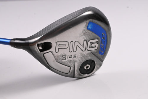 Left Hand Ping G30 #3 Wood / 14.5 Degree / Senior Flex Ping TFC 419 Shaft