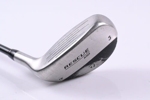 Left Hand Taylormade Rescue Mid #3 Hybrid / 19 Degree / Stiff Flex Taylormade