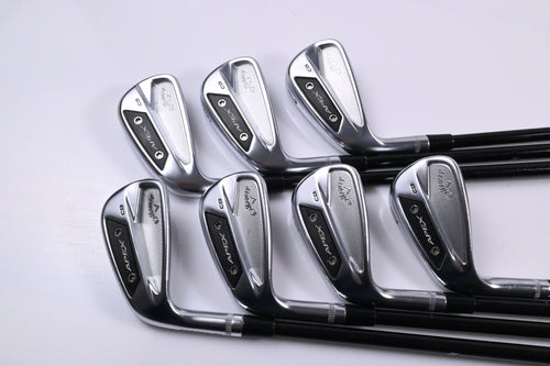 Left Hand Callaway Apex CB 24 Irons / 5-11i / TX-Flex MMT 105 Shafts