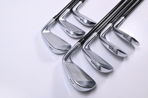Left Hand Callaway Apex CB 24 Irons / 5-11i / TX-Flex MMT 105 Shafts