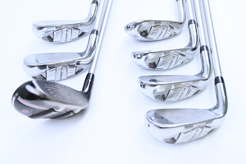 Ladies Cobra T-Rail Hybrid Combo Irons / 5H+6-PW+SW / Ladies Flex Ultralite 45
