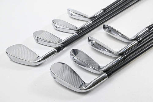 Callaway Elyte Irons / 5-PW+GW+SW / Stiff Flex MMT Black 80 Shafts