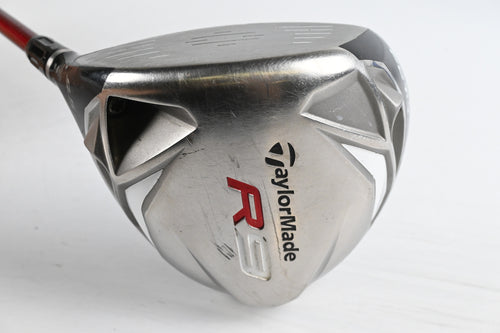 Left Hand Taylormade R9 Driver / 9.5 Degree / Stiff Flex Fujikura Motore 65
