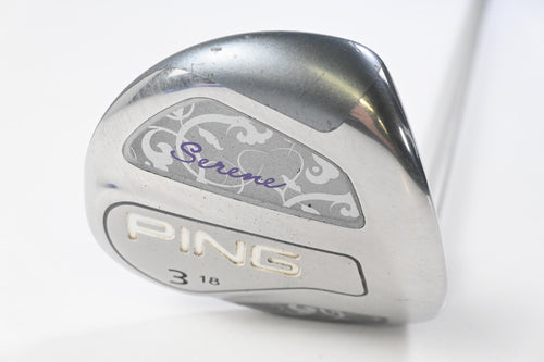Ladies Ping Serene #3 Wood / 18 Degree / Ladies Flex Ping ULT 210 Shaft