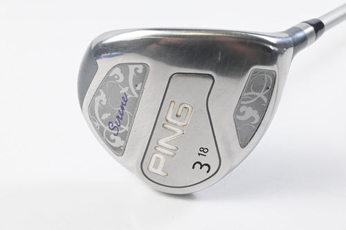 Ladies Ping Serene #3 Wood / 18 Degree / Ladies Flex Ping ULT 210 Shaft