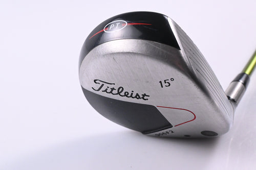 Titleist 906 F2 #3 Wood / 15 Degree / Stiff Flex Aldila NV Green 75 Shaft