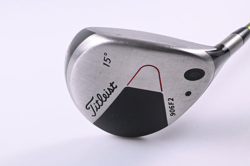 Titleist 906 F2 #3 Wood / 15 Degree / Stiff Flex Aldila NV Green 75 Shaft