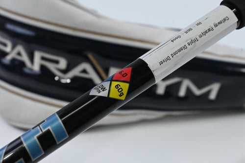 Callaway Paradym Triple Diamond Driver / 9 Degree / Stiff Flex HZRDUS Smoke RDX