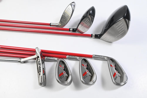 Left Hand Junior Ping Moxie Package Set / Woods, Irons, Putter