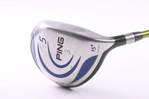 Ping G5 #3 Wood / 15 Degree / Stiff Flex Aldila NV Green 75 Shaft