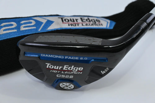 Tour Edge HL C522 #4 Hybrid / 22 Degree / Stiff Flex Fubuki 60 Shaft