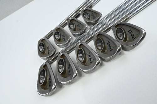 Ping i3+ Irons / 2-PW / Green Dot / Regular Flex Ping AWT Shafts