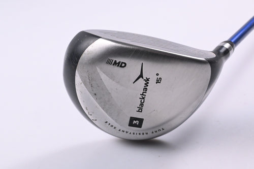 MD Golf Blackhawk #3 Wood / 15 Degree / Regular Flex Grafalloy Prolite Shaft